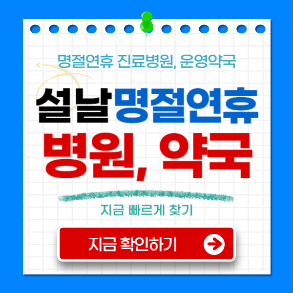 부산 설연휴 병원
