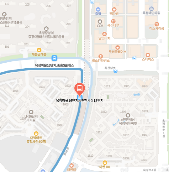 공항버스 노선도