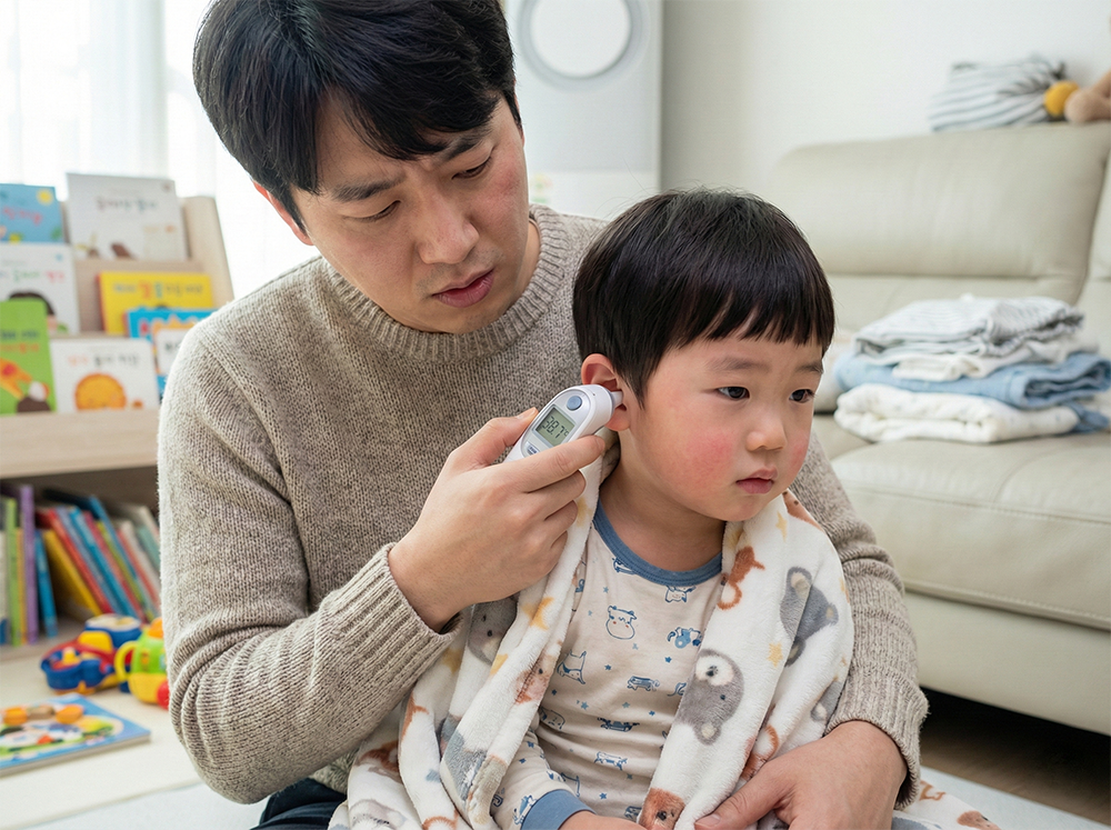 노로바이러스 고열 기준, 39도 이상 열, 아이 체온 측정, 병원 가야할 때, 응급 상황 체크