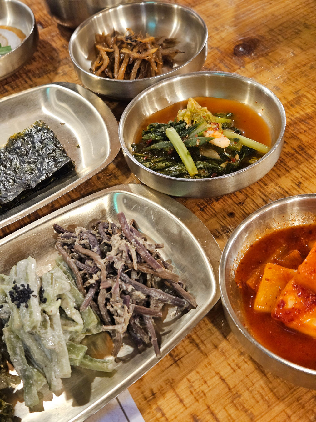메주뜰소반 밑반찬