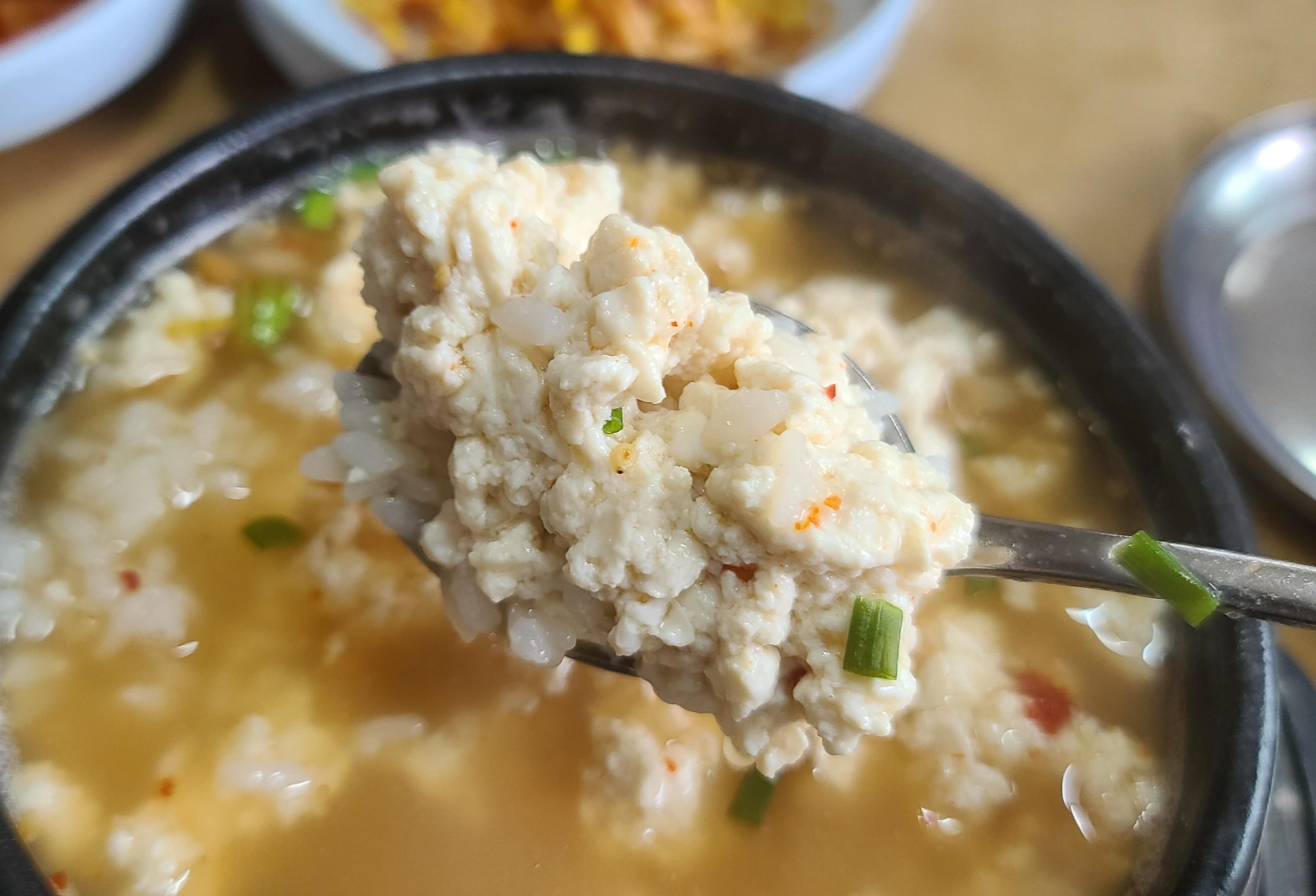 남한산성맛집 오복손두부 손두부맛집 두부전골 순두부 주먹두부 두부맛집 메뉴판 기본반찬 순두부 양념간장