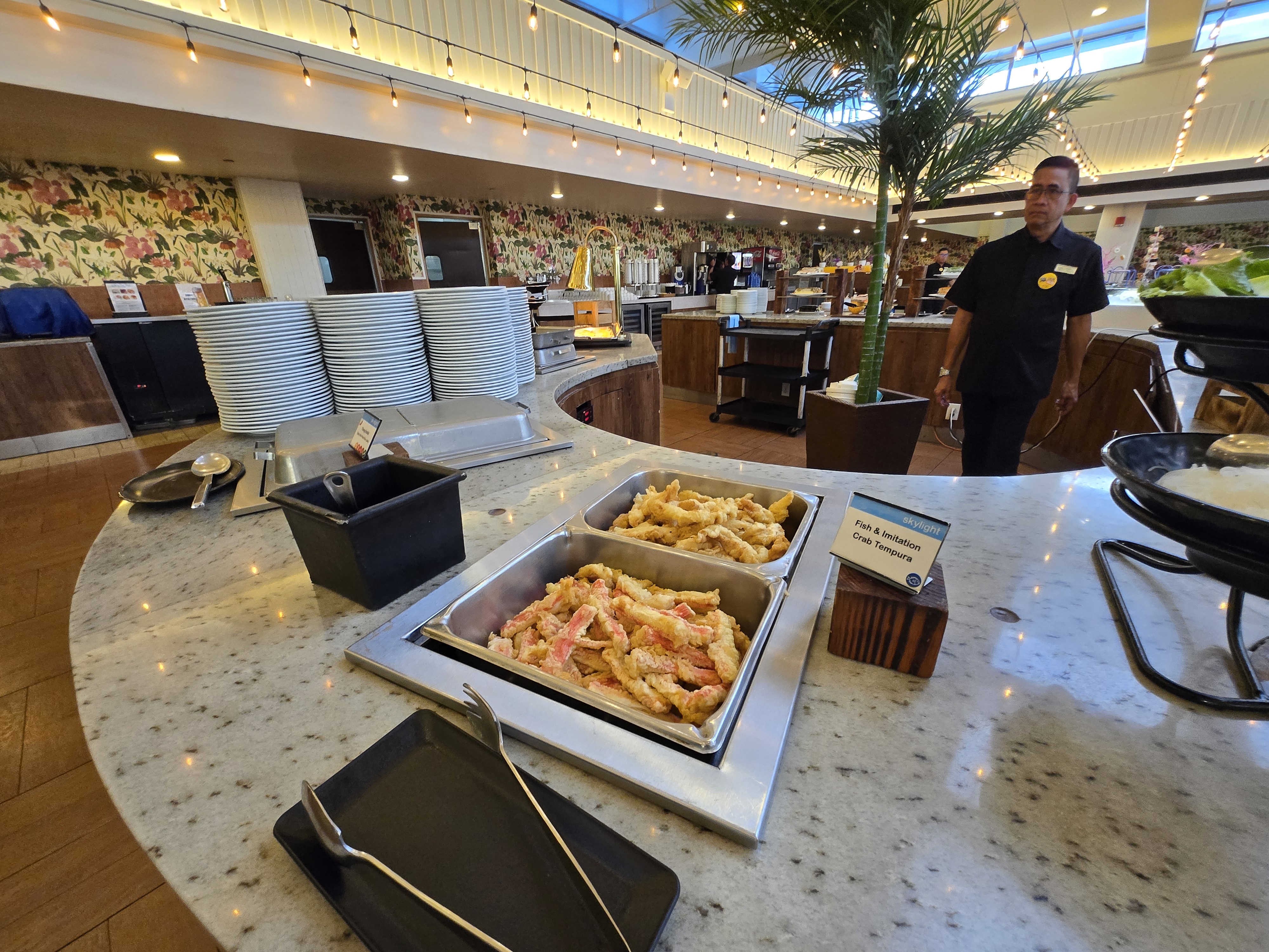 괌 PIC 스카이라이트 석식 튀김요리