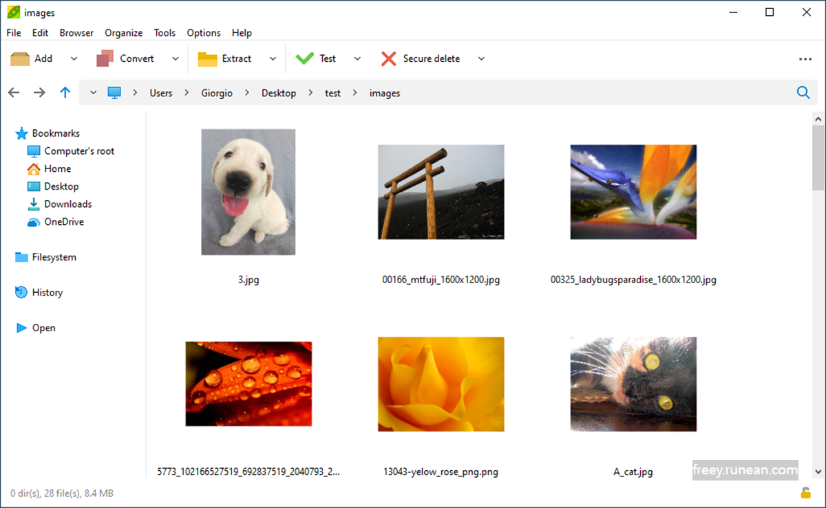 피집(PeaZip) 주요 기능/특징