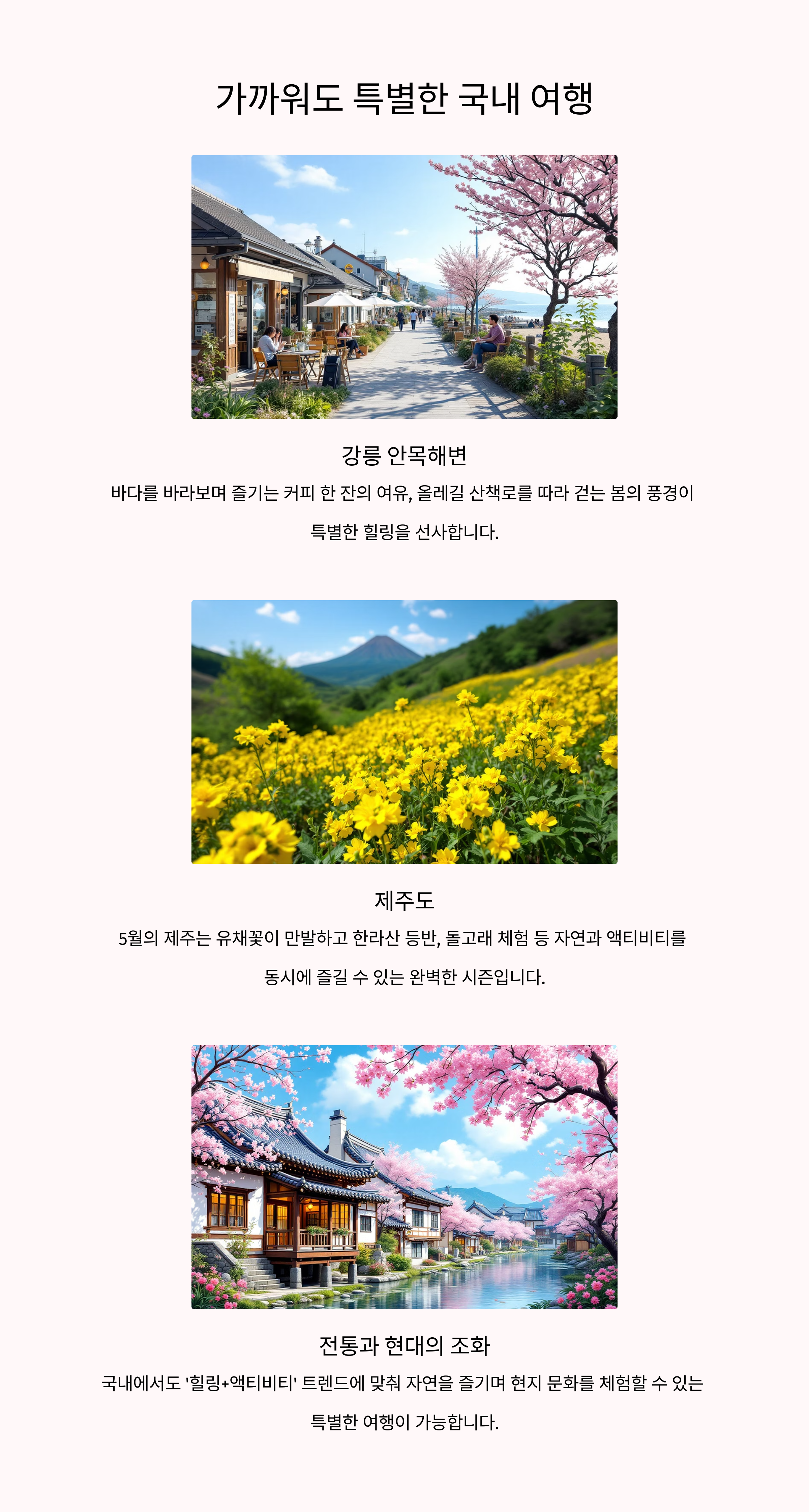 국내여행 안목해변 국내여행제주도