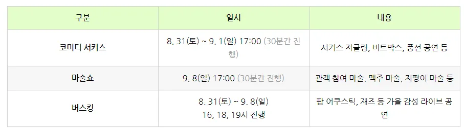 렛츠런파크 밤마실 페스티벌