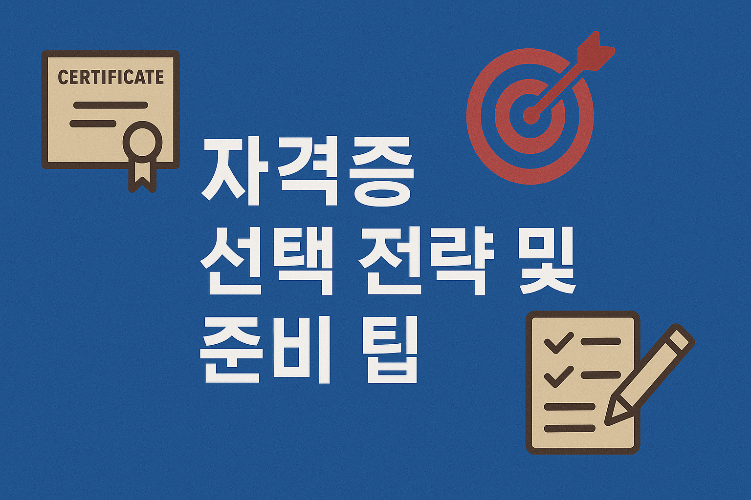 자격증 준비 팁