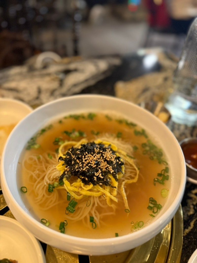멸치국수