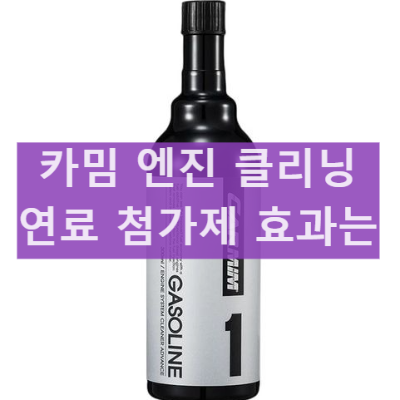 카밈 연료첨가제 엔진 카본 찌꺼기 제거 엔진 성능 최적화 카밈의 효능 사용방법