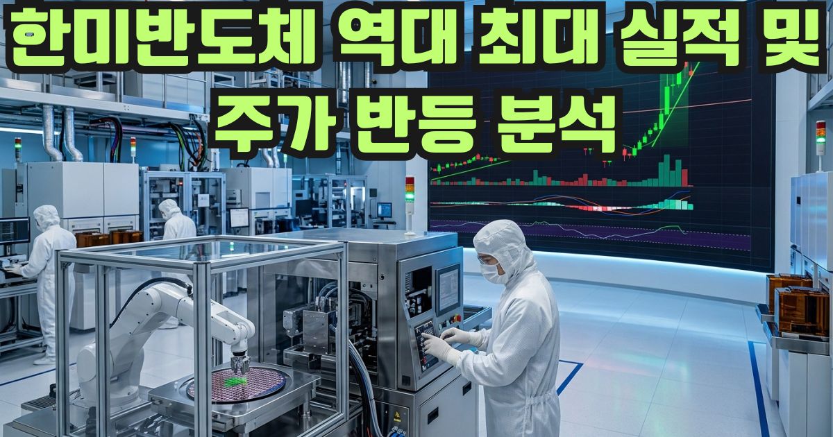 한미반도체 역대 최대 실적 및 주가 반등 분석