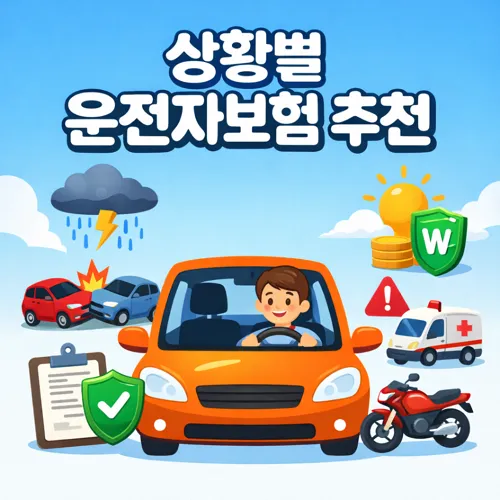 상황별 운전자보험 추천 썸네일