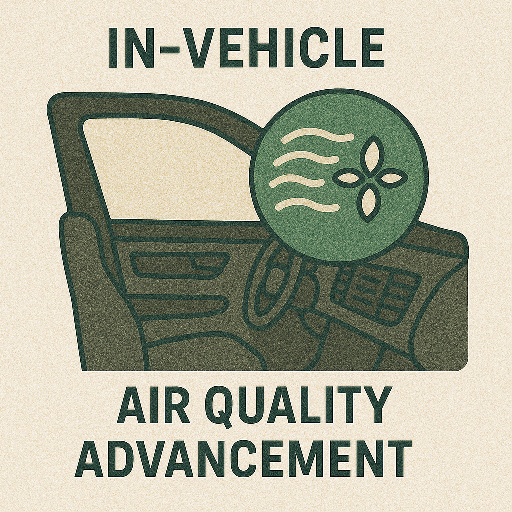차량 내 실내 공기질 관리 기술의 발전