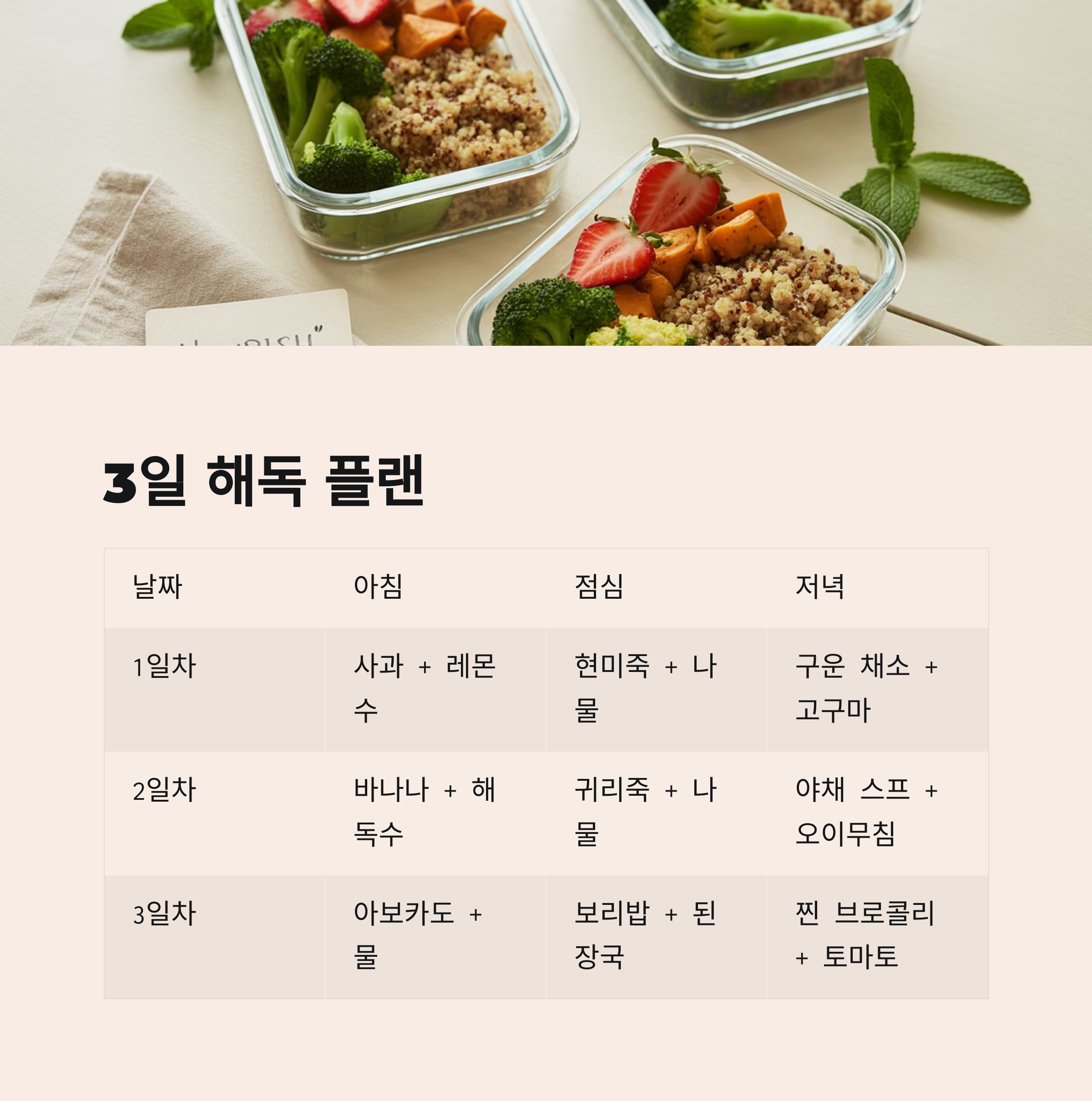 해독 루틴을 만드는 하루 습관 관련 사진