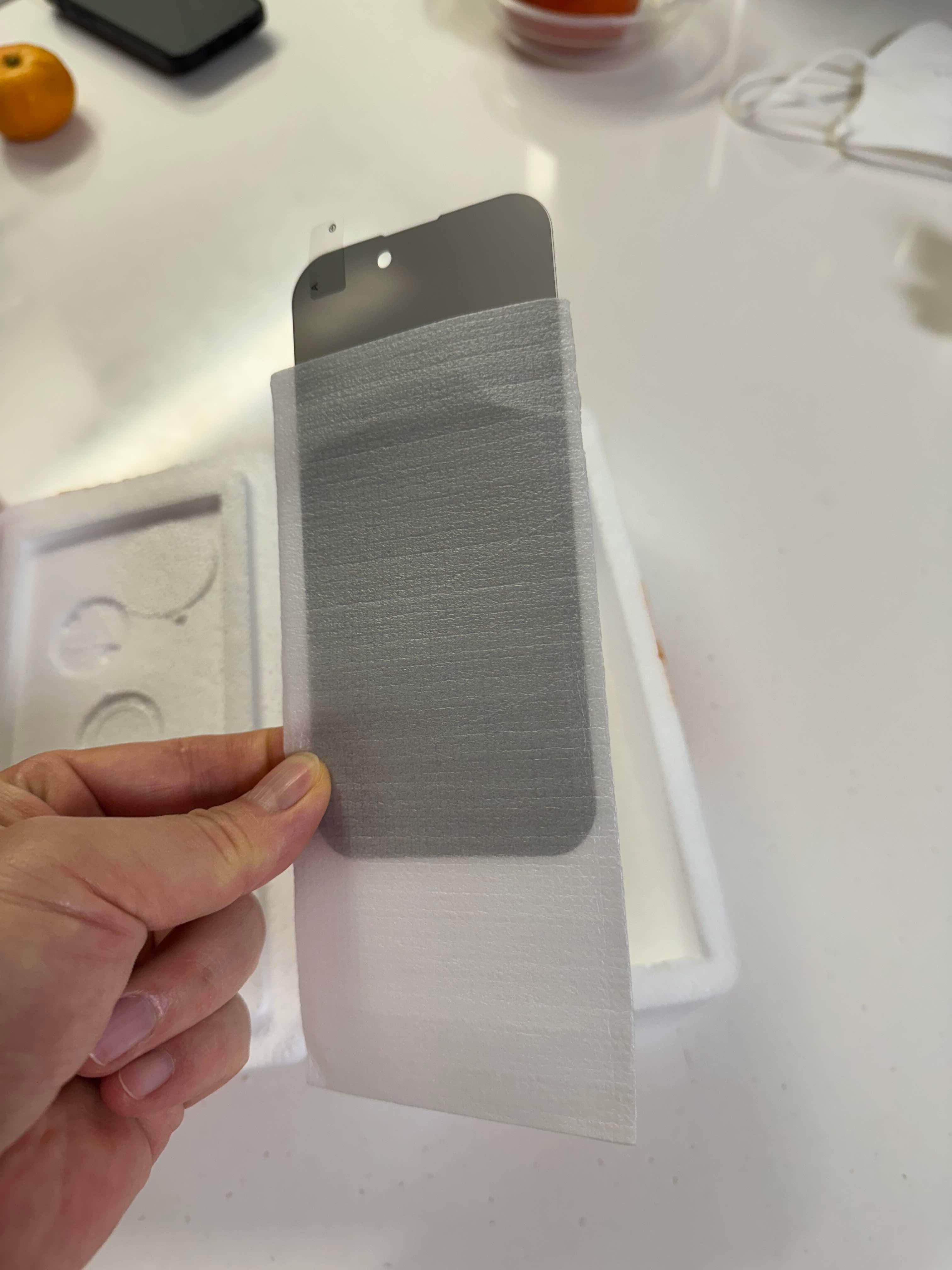 알리 아이폰 사생활 보호 필름 사진