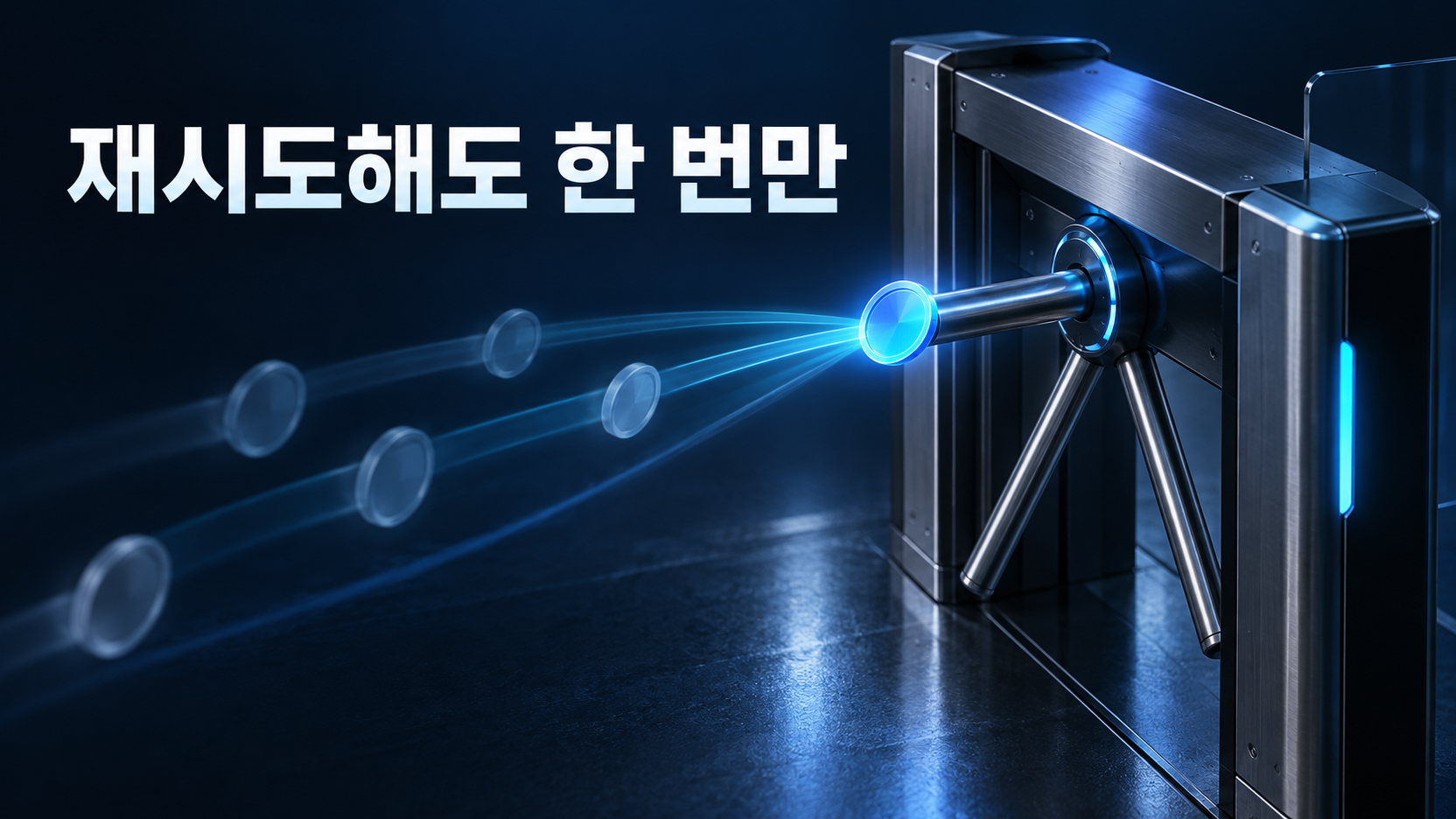 여러 요청 경로가 하나의 개찰구로 모이는 멱등성 설계 대표 이미지