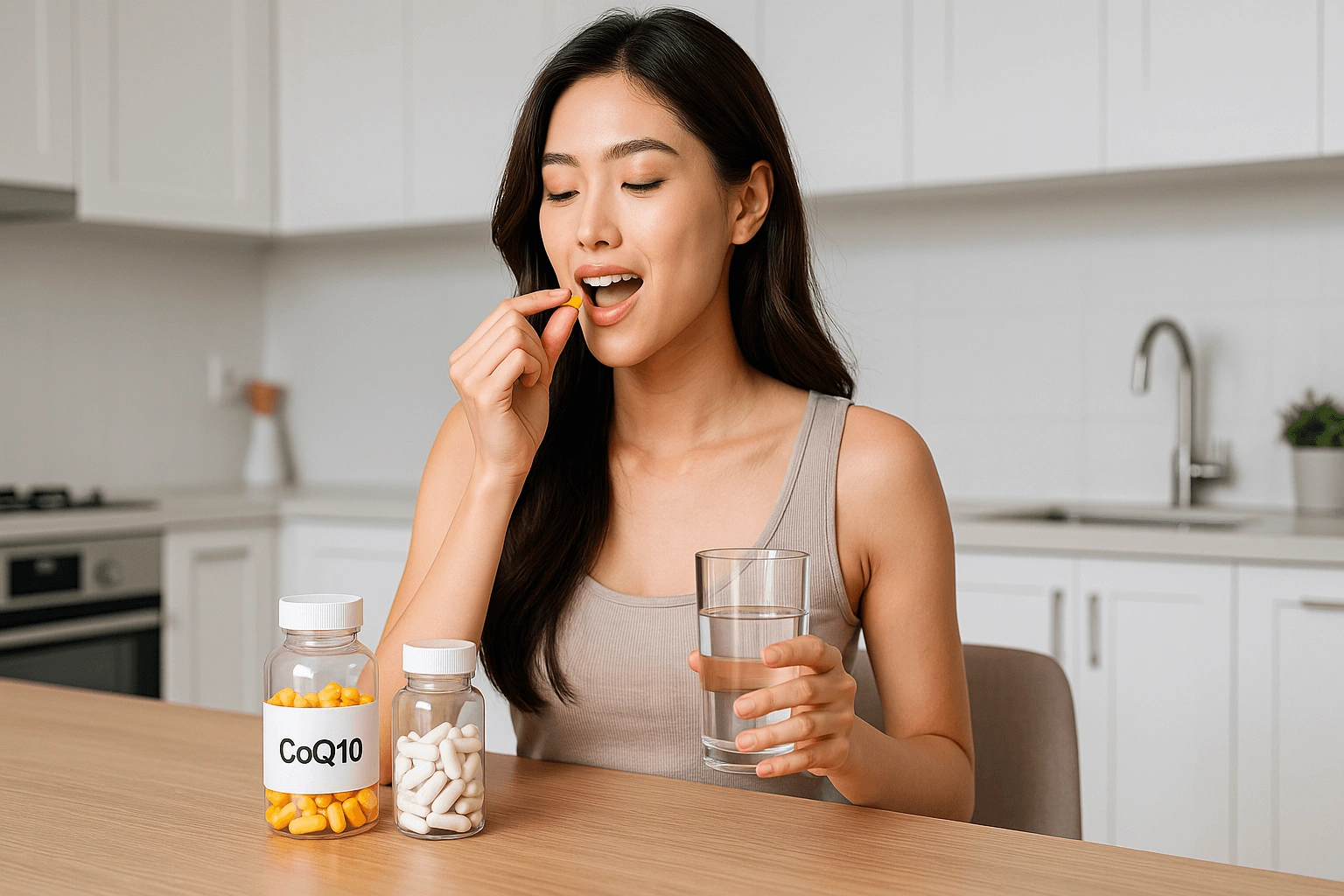 CoQ10을-복용중인-여성