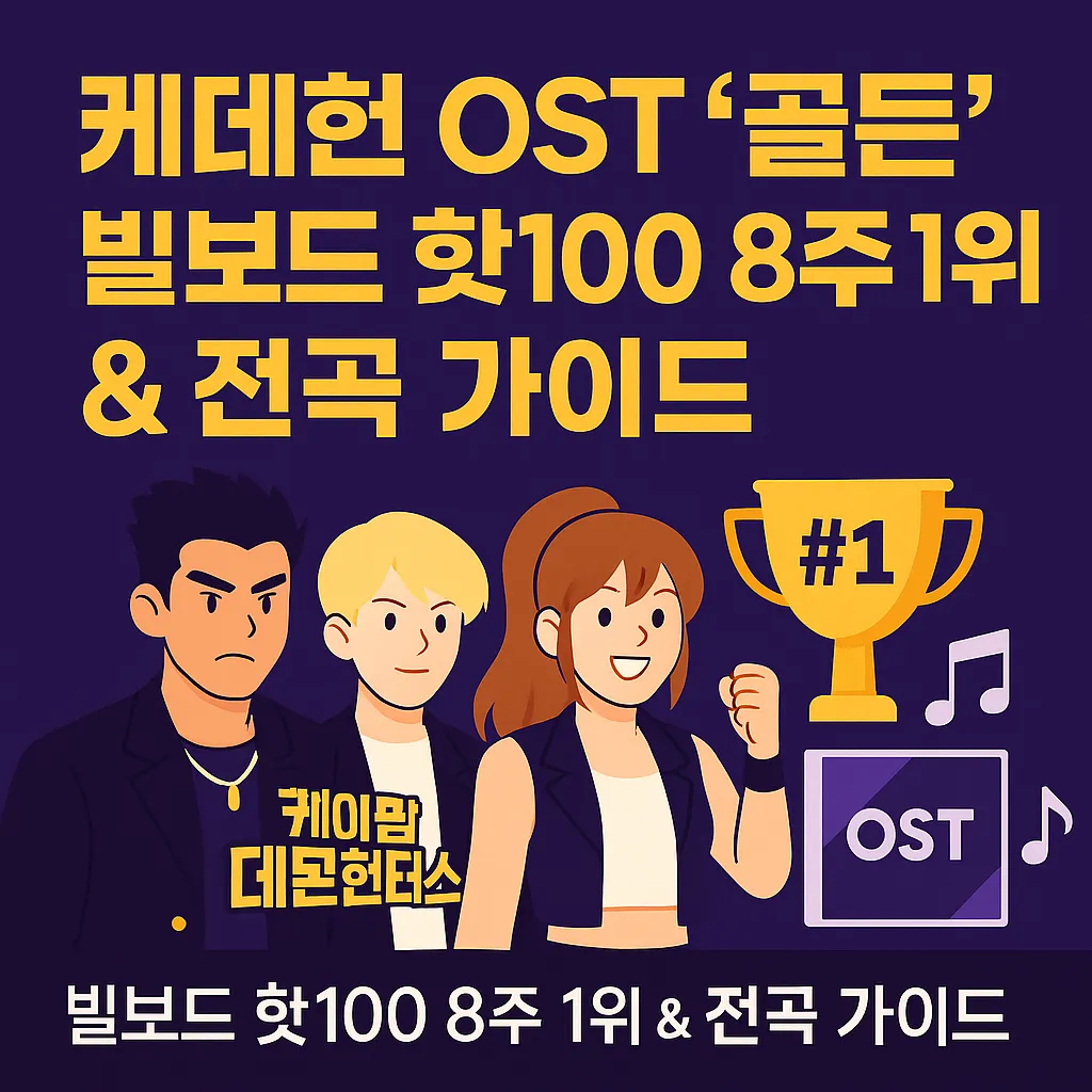 케데헌 Golden(골든) 빌보드 핫100