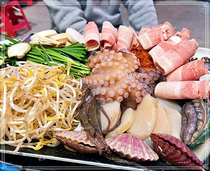6시 내고향 여수 낭만포차 거리 해물 삼합, 꼬막 무침 맛집