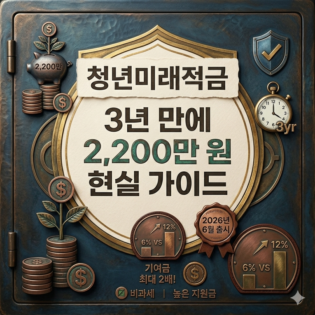 2026년 청년미래적금 출시 및 청년도약계좌 개편 핵심 정리