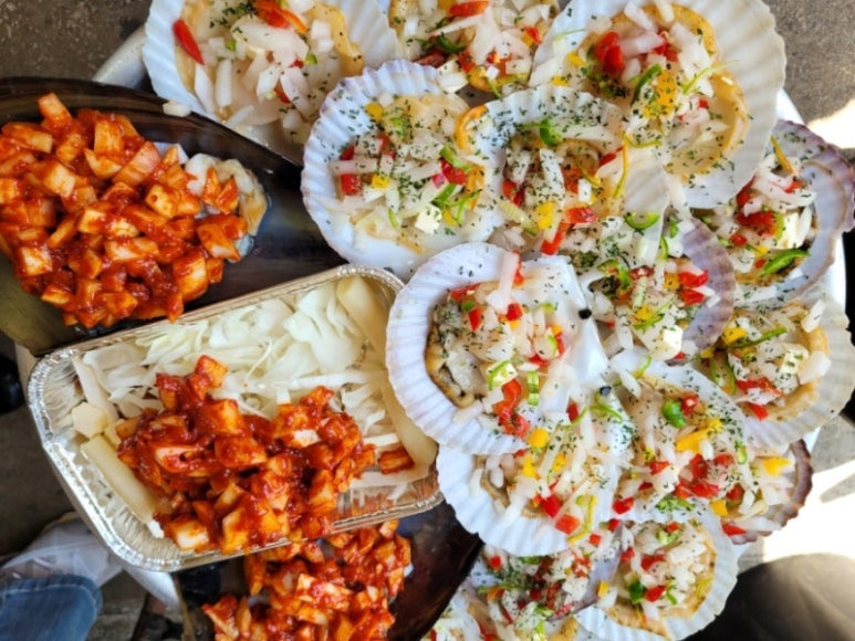 부산 태종대 조개구이 '사랑방 조개구이'