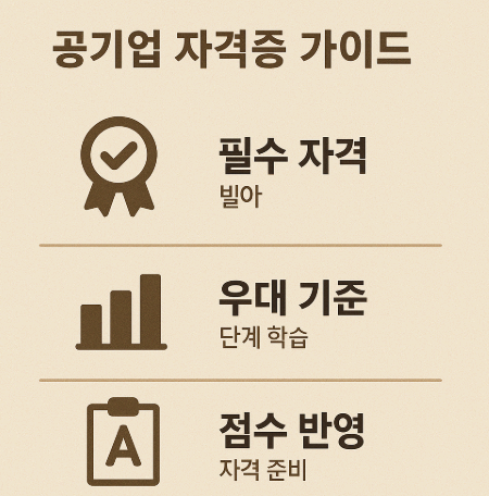 공기업 자격증 가이드