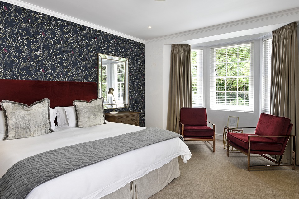 이불 침대 이부자리 베게