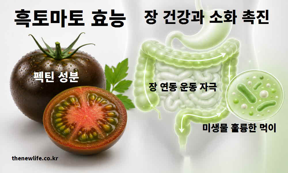 흑토마토 효능 장 건강 소화 촉진