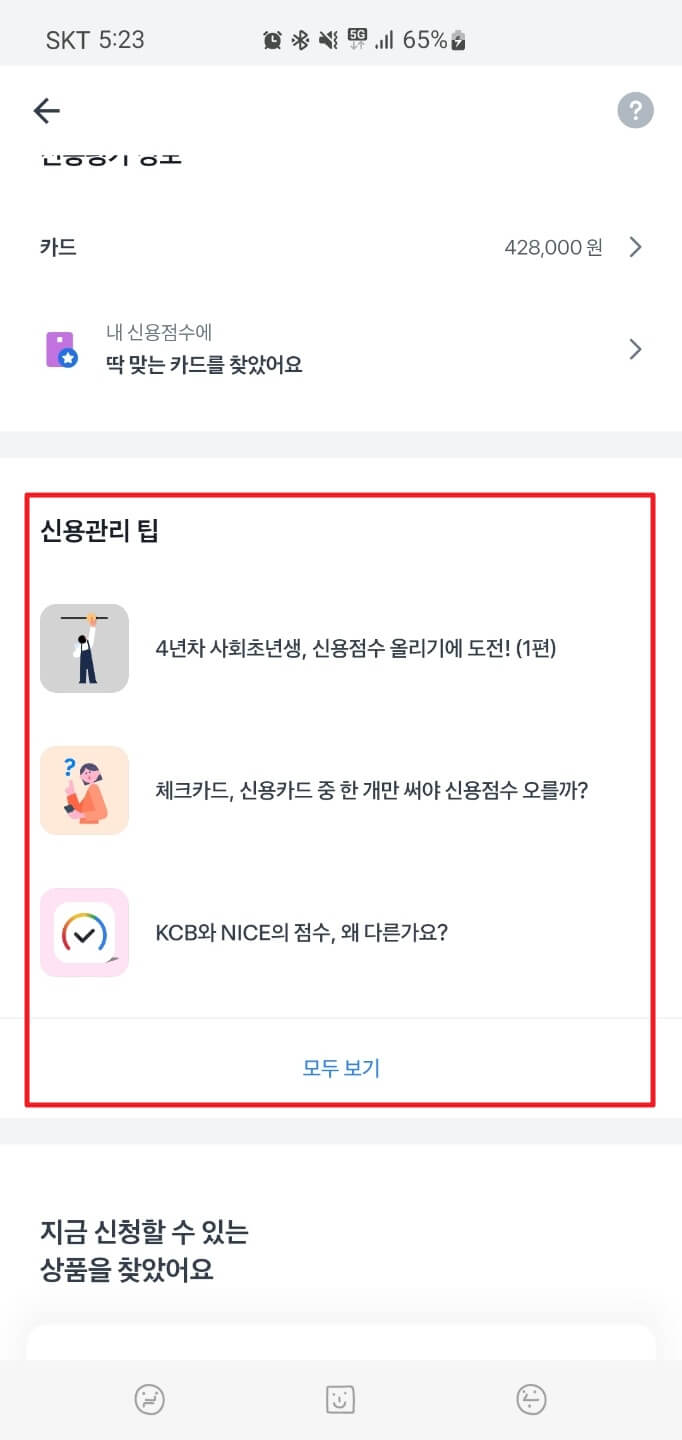 신용평가점수