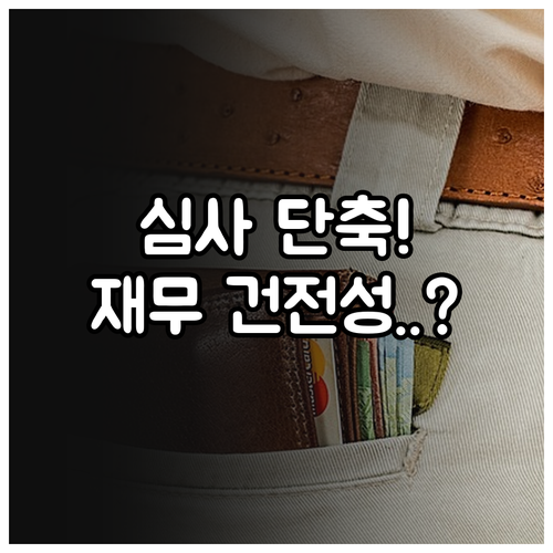 IBK 운전자금 대출 재무 건전성 확..