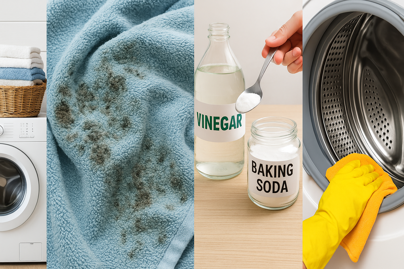 빨래 곰팡이 냄새 없애는 법