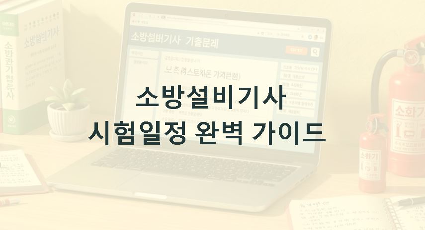 소방설비기사 시험일정 원서 접수 유의 사항