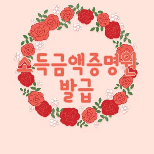 소득금액증명원 발급