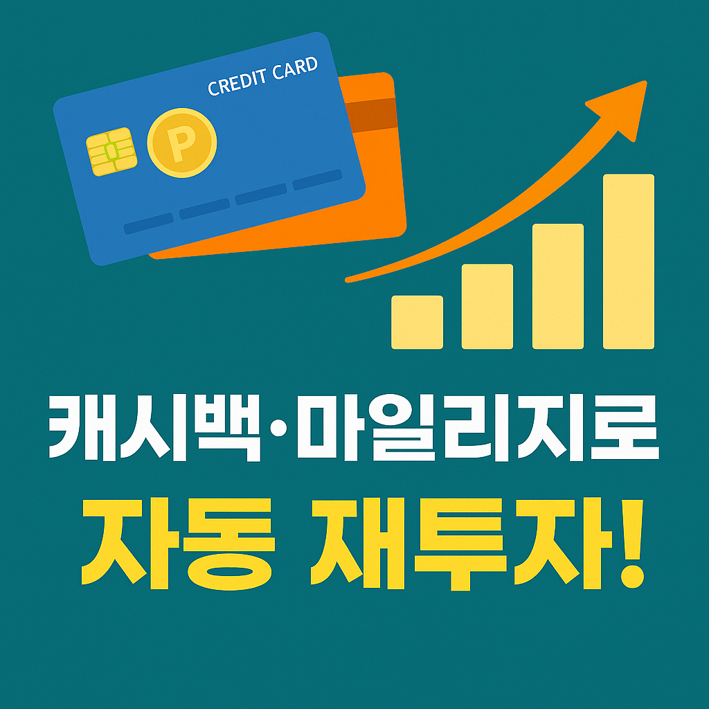 캐시백과 마일리지를 자동 투자에 활용하는 전략을 설명하는 대표 이미지