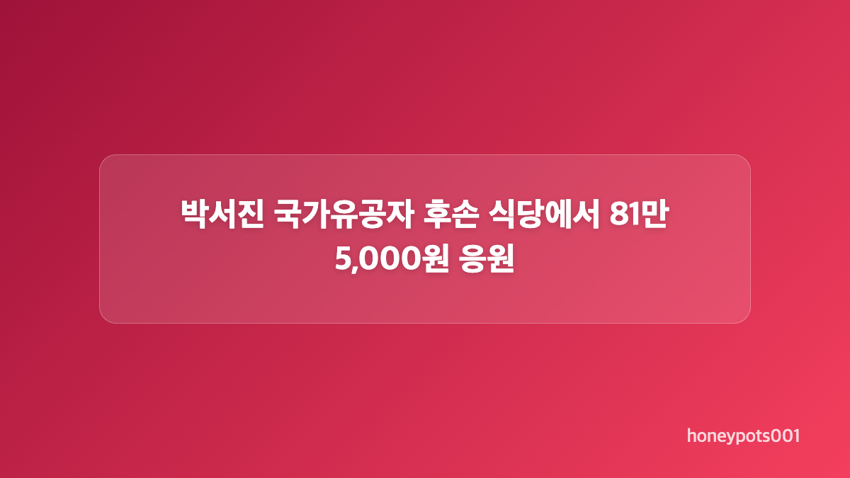 박서진 역사 러닝 출발지와 방문 장소