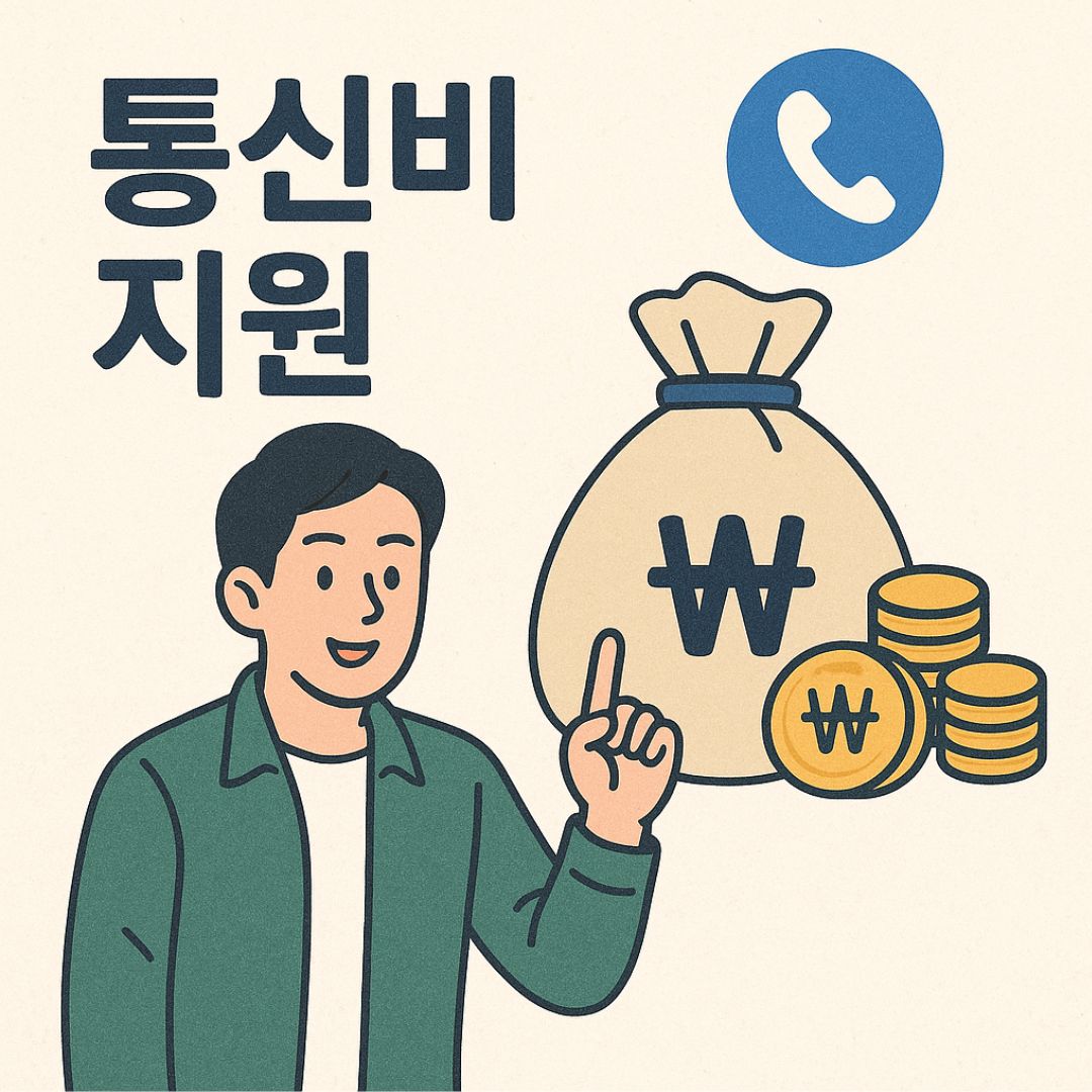 통신비 지원을 받아 돈을 아끼는 사람