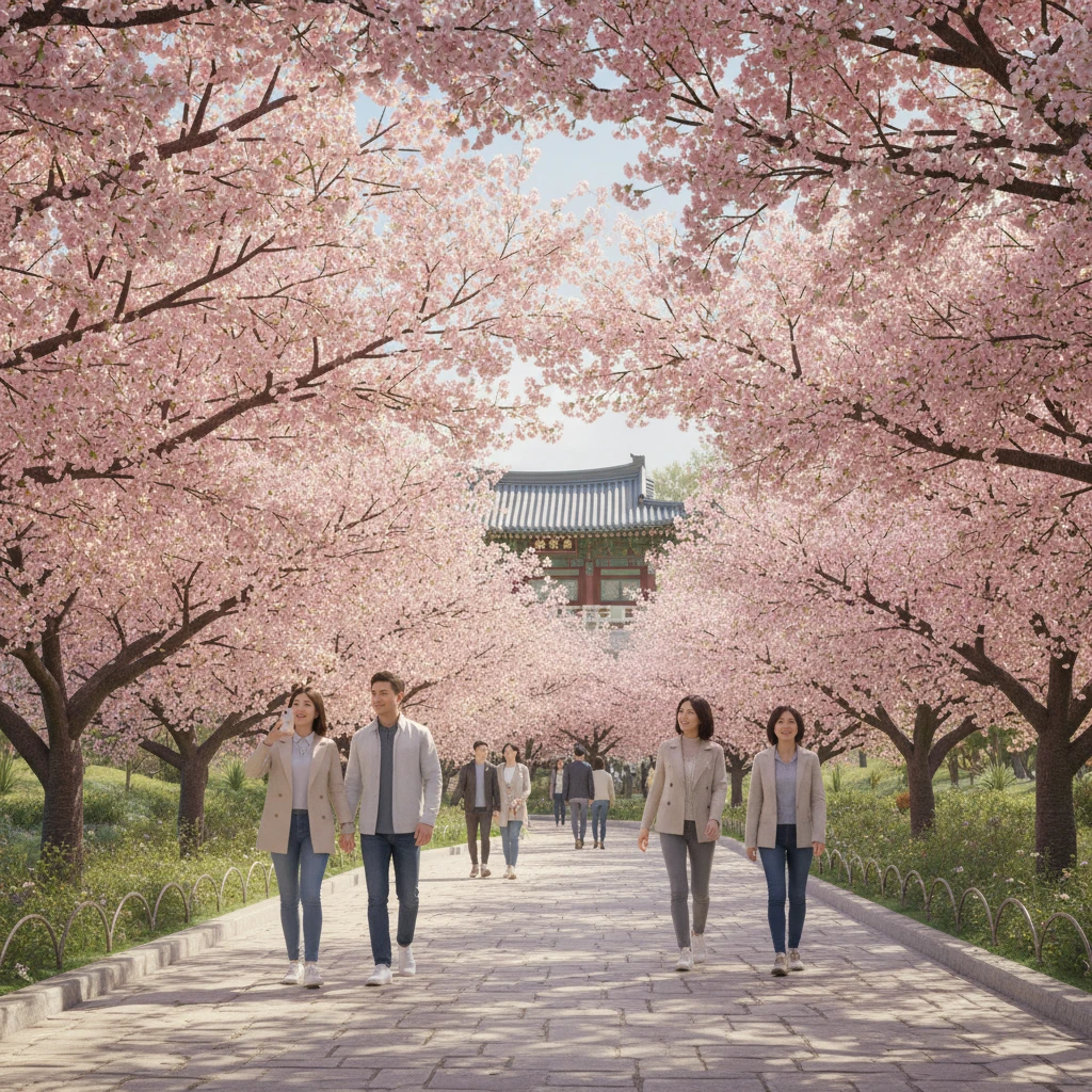 2026 강남구 벚꽃 개화 일정과 추..