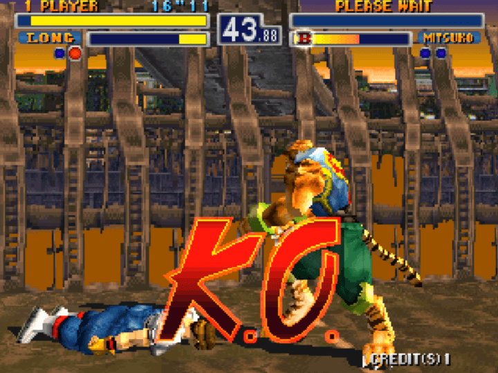 동물철권-오락실게임-종료-화면