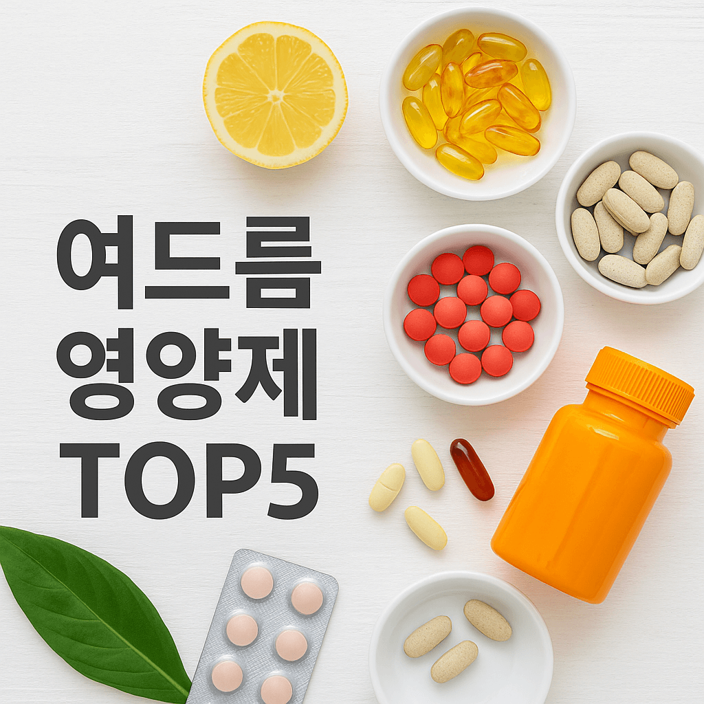 여드름에 좋은 영양제 TOP5