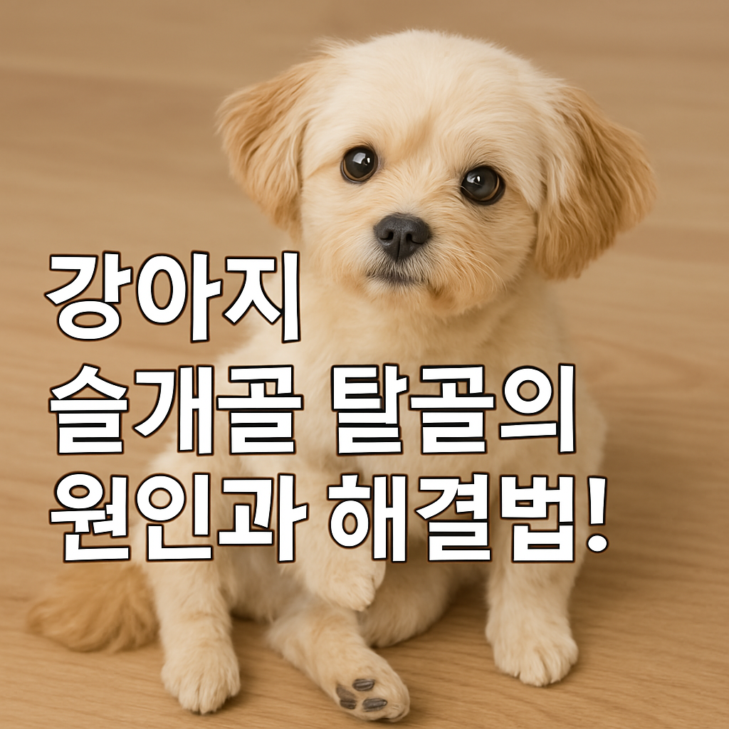 강아지 슬개골 탈골의 원인과 해결법!
