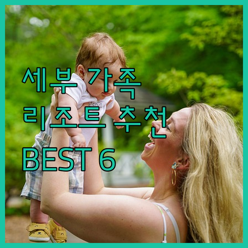 세부 리조트 BEST 6 가족 여행객