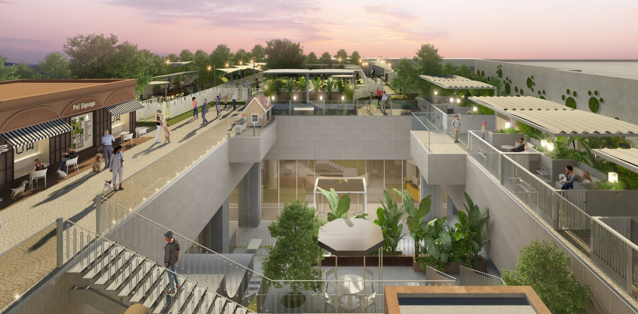 수원 스타필드 야외 테라스