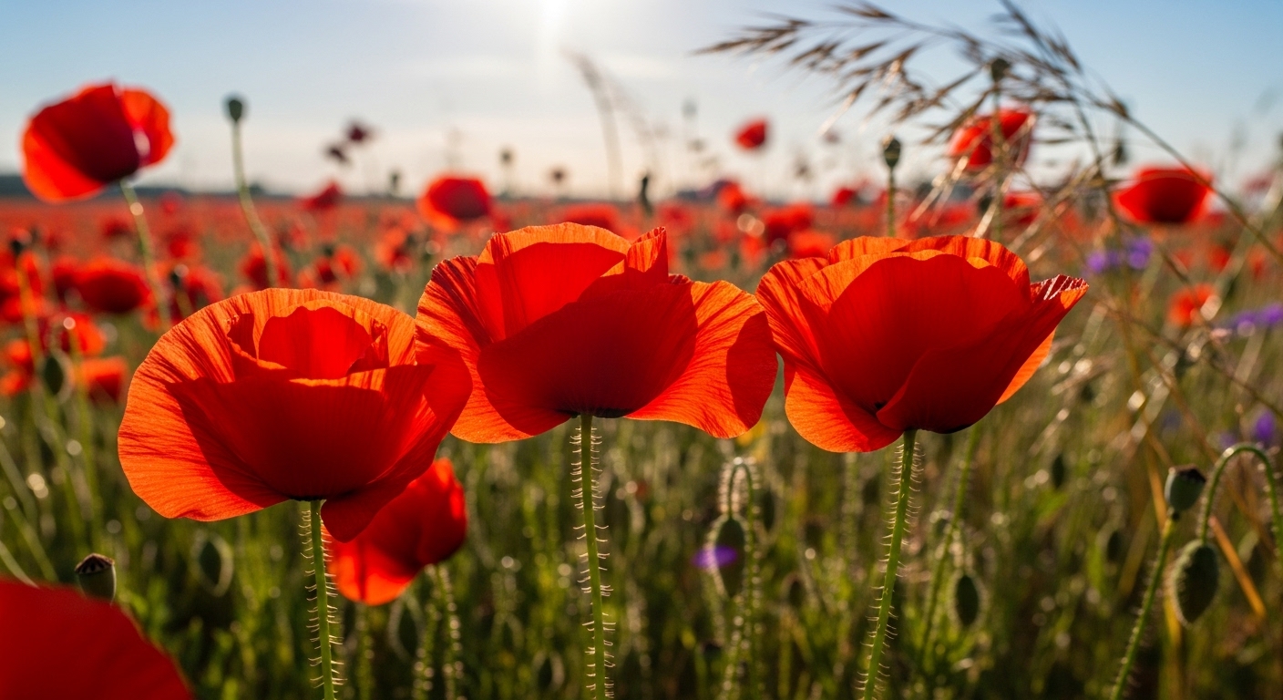 8월 1일 탄생화, 빨간 양귀비