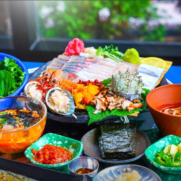 중문 퍼랭 횟집 메뉴 이미지