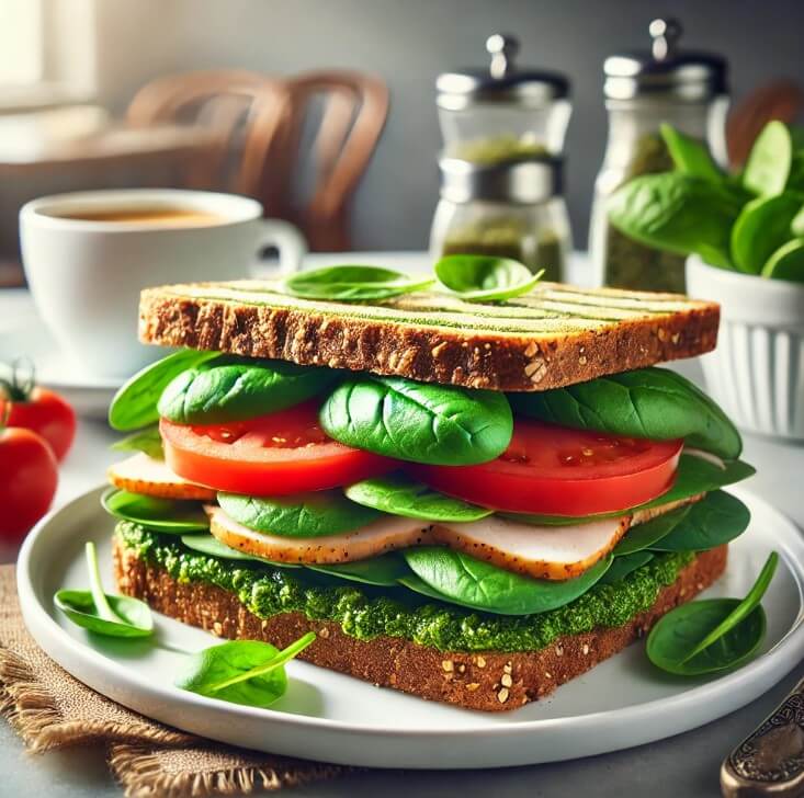 샌드위치 건강 스타일 관련 사진