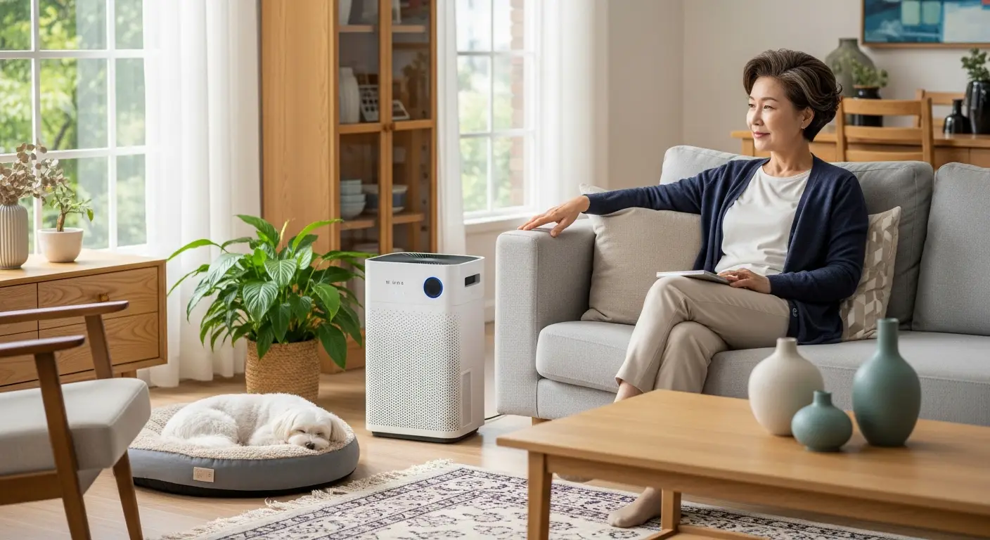 알레르기 비염 반려동물 털 관리 공기청정기