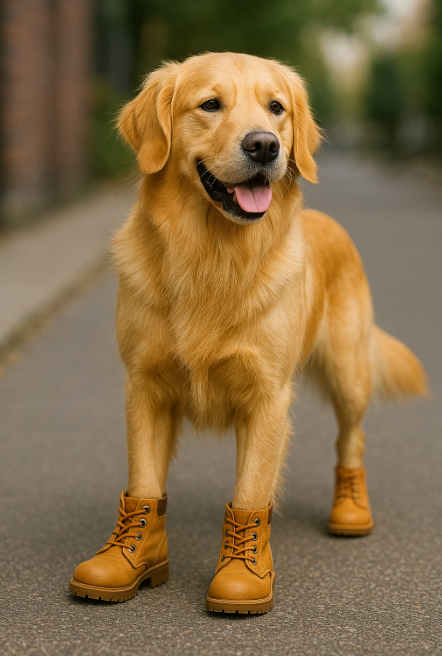 신발 신은 강아지