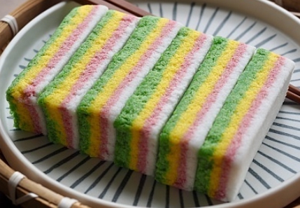 한국의 떡 종류 무지개떡