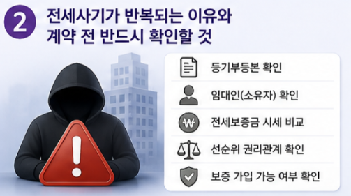 전세사기가 반복되는 이유와 계약 전 반드시 확인할 것
