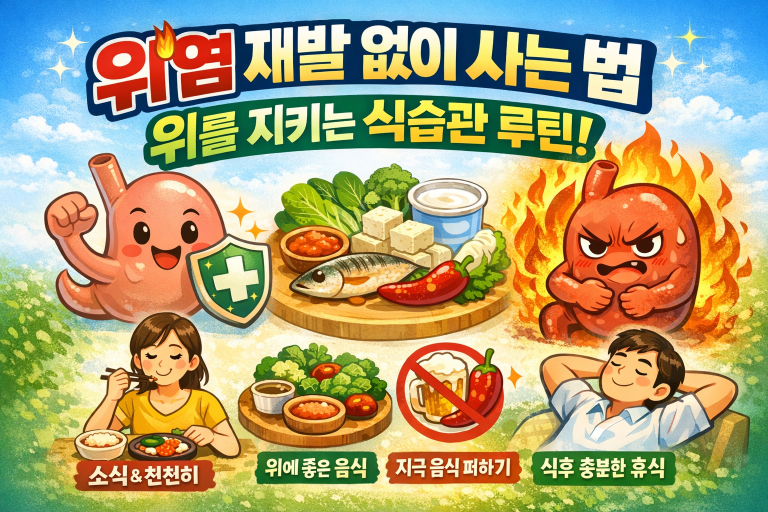 위염이 재발하는 음식 궁합