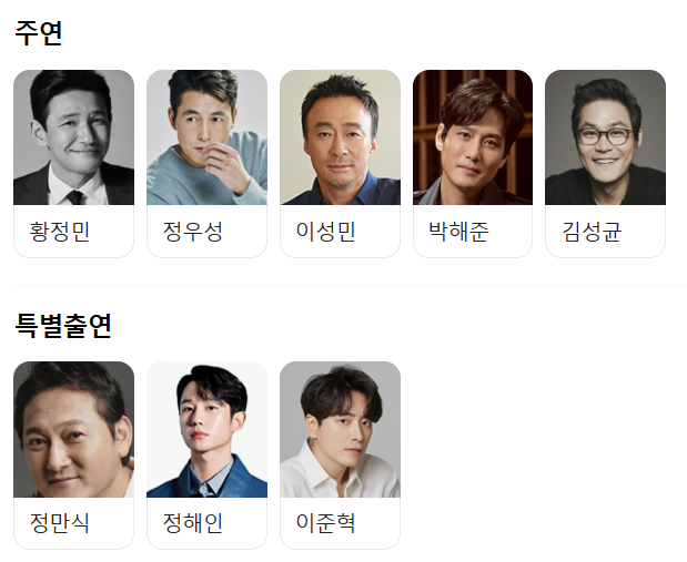 출연진 서울의 봄