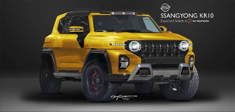 기대되는 신차 쌍용 KR10 출시일, 가격, 유출 외관 예상